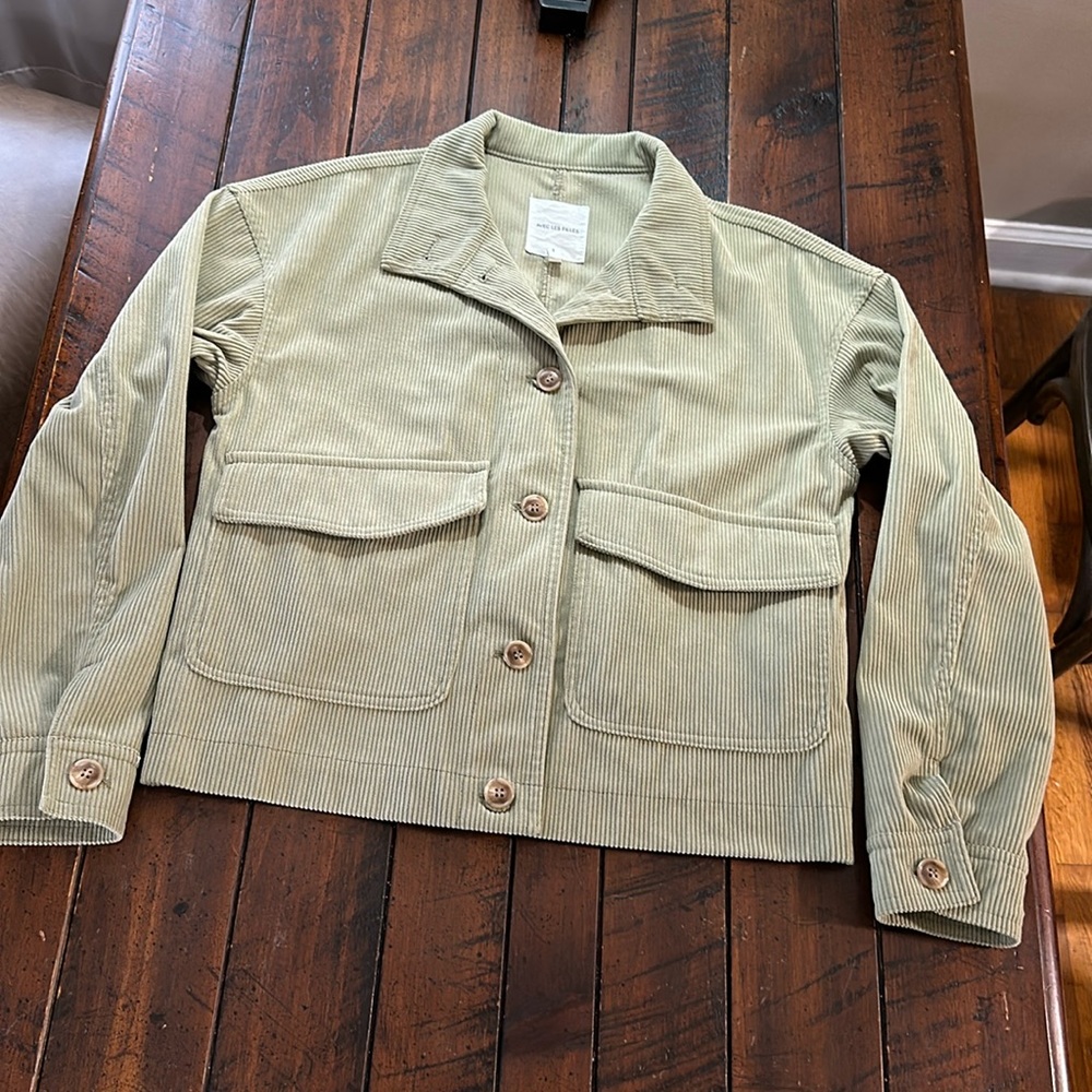 Corduroy Button Jacket
